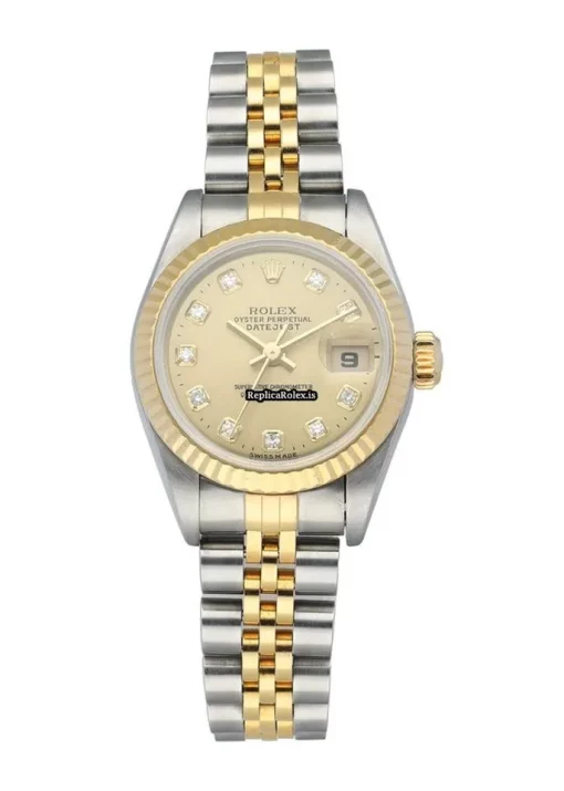 Awesome Fake Rolex Lady-datejust 69173 Automatic Movement 26mm Steel Case Womens Watch