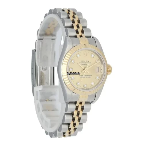 Awesome Fake Rolex Lady-datejust 69173 Automatic Movement 26mm Steel Case Womens Watch - Image 3