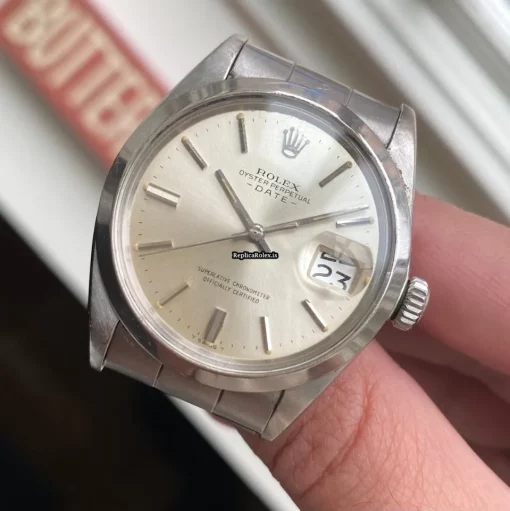 Top Replica Rolex Oyster Perpetual Date 1500 Caliber 1570 Automatic Movement 34mm Steel Case Mens/unisex Watch