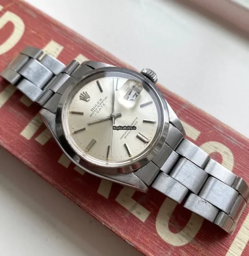 Top Replica Rolex Oyster Perpetual Date 1500 Caliber 1570 Automatic Movement 34mm Steel Case Mens/unisex Watch - Image 2