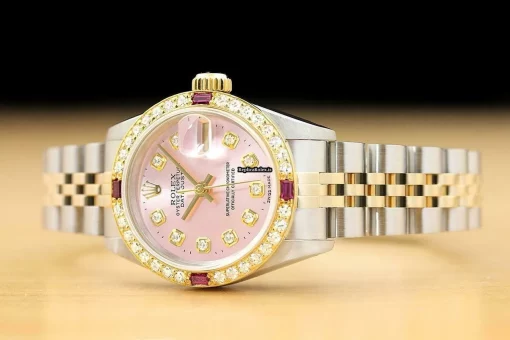 Cheap Knockoff Rolex Lady-datejust 69173 Caliber 2135 Automatic Movement 26mm Steel Case Womens Watch - Image 2