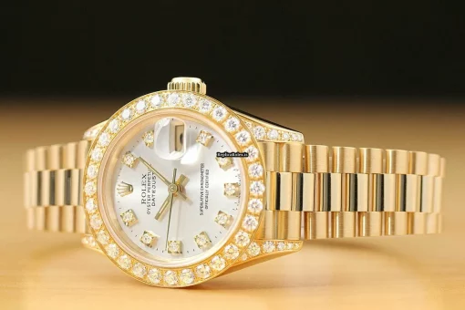 Discount Copy Rolex Lady-datejust 69178 Caliber 2135 Automatic Movement 26mm Yellow Gold Case Womens Watch - Image 2