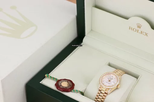 Discount Copy Rolex Lady-datejust 69178 Caliber 2135 Automatic Movement 26mm Yellow Gold Case Womens Watch - Image 5
