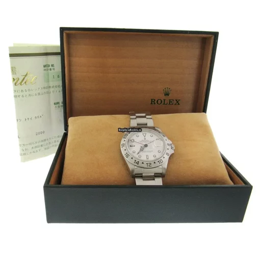 Recommend Replica Rolex Explorer II 16570 Caliber 3185 Automatic Movement 40mm Steel Case Mens/unisex Watch - Image 6