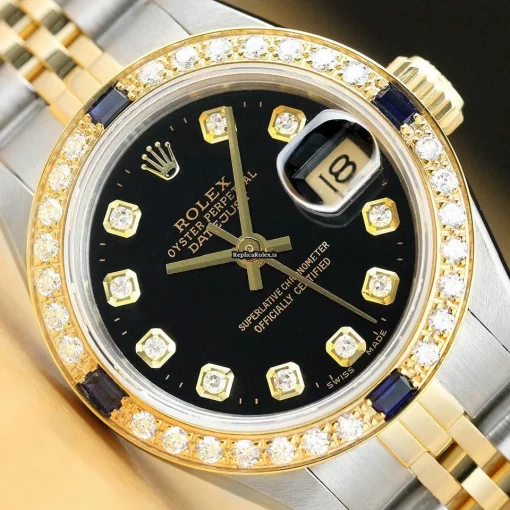 Cheap Replica Rolex Lady-datejust 69173 Caliber 2135 Automatic Movement 26mm Steel Case Womens Watch
