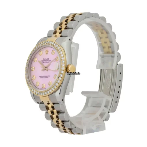 Affordable Fake Rolex Lady-datejust 68273 Caliber 2135 Automatic Movement 31mm Gold/steel Case Womens Watch - Image 2