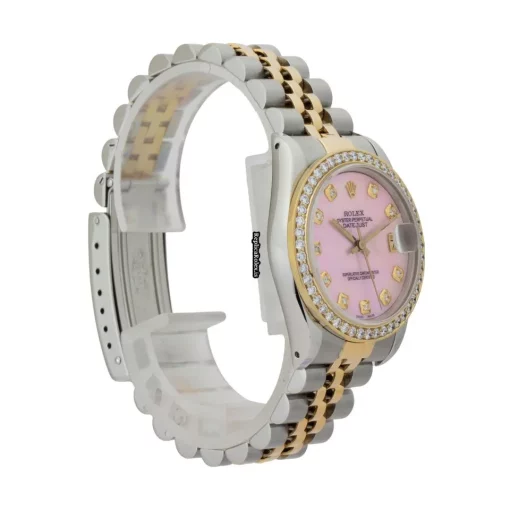 Affordable Fake Rolex Lady-datejust 68273 Caliber 2135 Automatic Movement 31mm Gold/steel Case Womens Watch - Image 6
