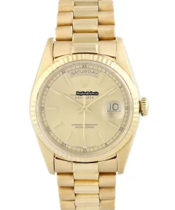 Fantastic Replica Rolex Day-date 36 18238 Automatic Movement 36mm Yellow Gold Case Mens/unisex Watch