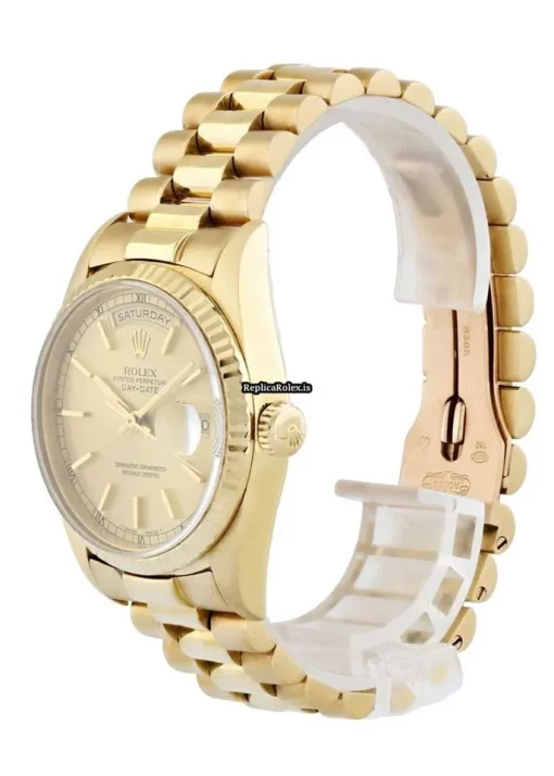 Fantastic Replica Rolex Day-date 36 18238 Automatic Movement 36mm Yellow Gold Case Mens/unisex Watch - Image 3