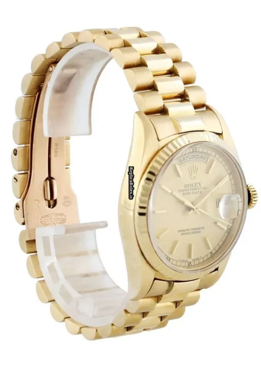 Fantastic Replica Rolex Day-date 36 18238 Automatic Movement 36mm Yellow Gold Case Mens/unisex Watch - Image 4