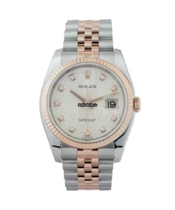 Perfect Replica Rolex Datejust 116231 Caliber 3135 Automatic Movement 36mm Rose Gold Case Mens/unisex Watch