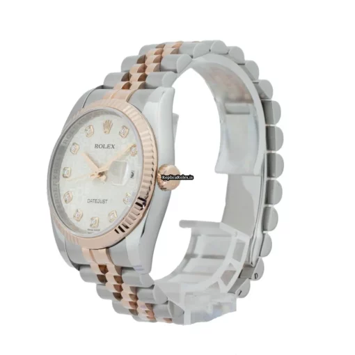Perfect Replica Rolex Datejust 116231 Caliber 3135 Automatic Movement 36mm Rose Gold Case Mens/unisex Watch - Image 2