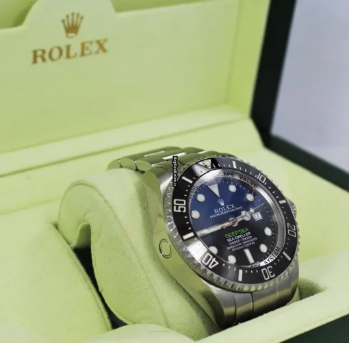 Remarkable Imitation Rolex Sea-dweller Deepsea 116660 Automatic Movement 44mm Steel Case Watch - Image 4