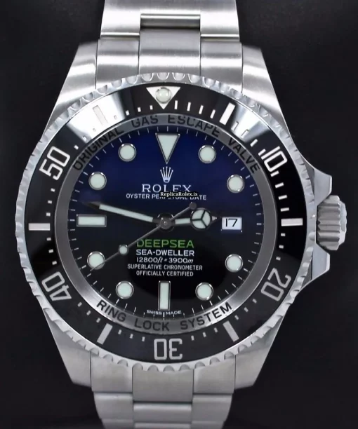Remarkable Imitation Rolex Sea-dweller Deepsea 116660 Automatic Movement 44mm Steel Case Watch - Image 5