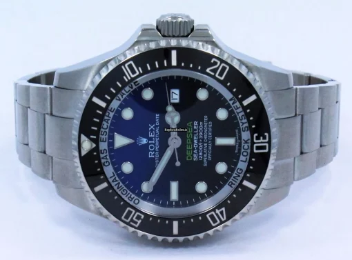 Remarkable Imitation Rolex Sea-dweller Deepsea 116660 Automatic Movement 44mm Steel Case Watch - Image 8