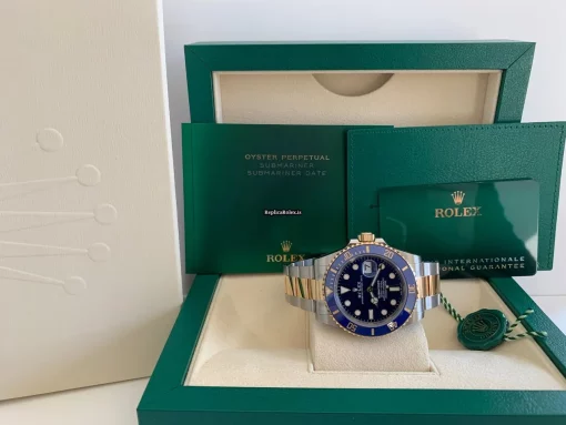 Superior Fake Rolex Submariner Date Caliber 3235 Automatic Movement 41mm Gold/steel Case Mens/unisex Watch - Image 8