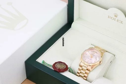 Nice Imitation Rolex Day-date 36 18238 Caliber 3155 Automatic Movement 36mm Yellow Gold Case Mens/unisex Watch - Image 6
