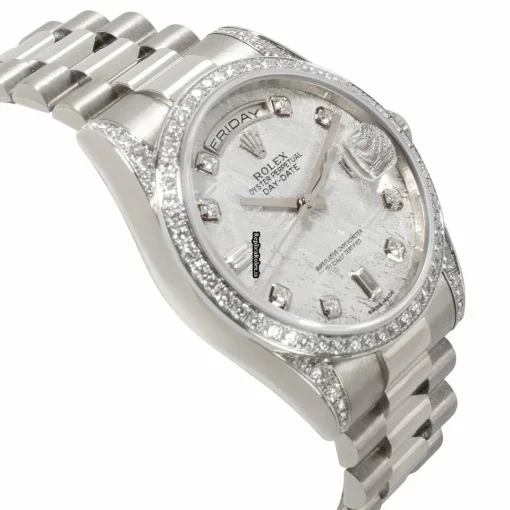 Defect Replica Rolex Day-date 36 118389 Automatic Movement 36mm White Gold Case Mens/unisex Watch - Image 2