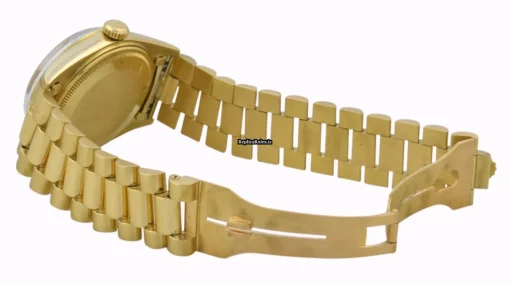 Reliable Fake Rolex Day-date 36 1803 Caliber 1556 Automatic Movement 36mm Yellow Gold Case Mens/unisex Watch - Image 5