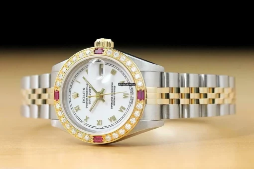 Fantastic Copies Rolex Lady-datejust 69173 Caliber 2135 Automatic Movement 26mm Steel Case Womens Watch - Image 2