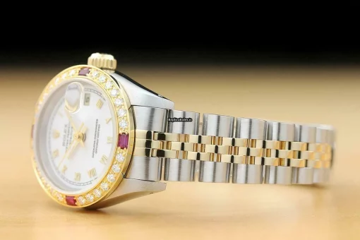 Fantastic Copies Rolex Lady-datejust 69173 Caliber 2135 Automatic Movement 26mm Steel Case Womens Watch - Image 3