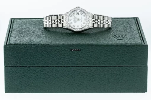 Defect Fake Rolex Lady-datejust 6917 Caliber 2030 Automatic Movement 26mm Steel Case Womens Watch - Image 3