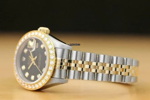 Trustworthy Fake Rolex Lady-datejust 69173 Caliber 2135 Automatic Movement 26mm Steel Case Womens Watch - Image 4