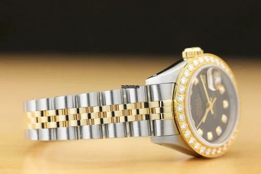 Trustworthy Fake Rolex Lady-datejust 69173 Caliber 2135 Automatic Movement 26mm Steel Case Womens Watch - Image 7