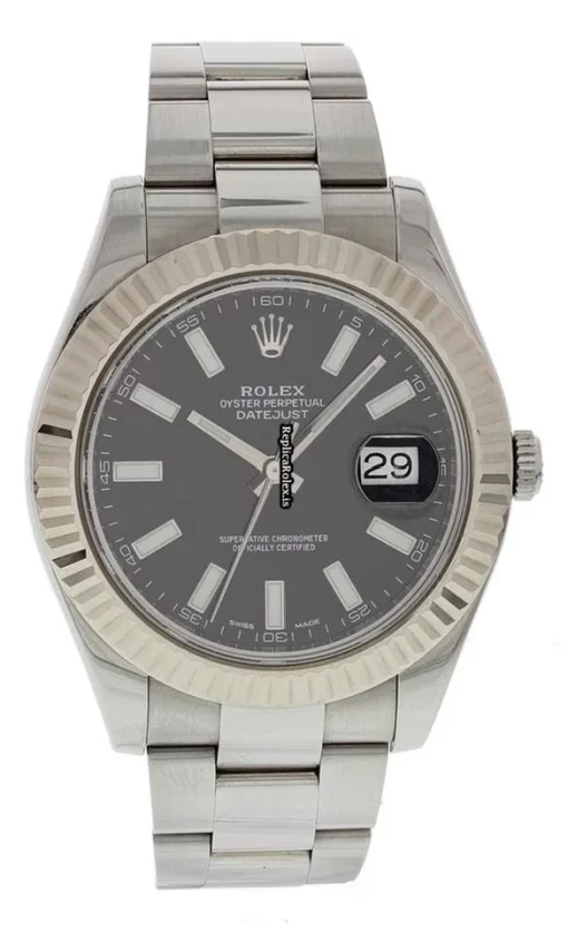 Beautiful Replica Rolex Datejust II 116334 Automatic Movement 41mm Steel Case Mens/unisex Watch - Image 2