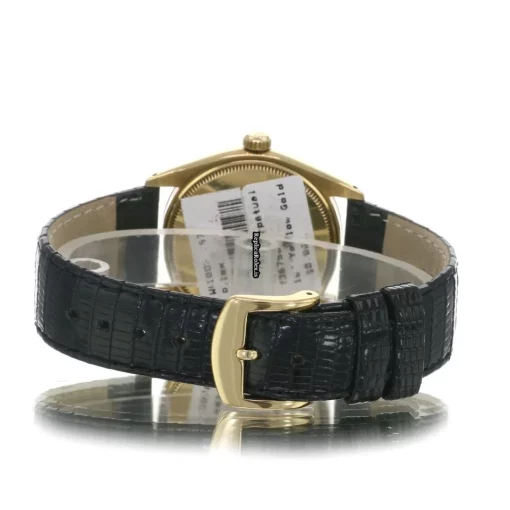 Cool Fake Rolex Oyster Perpetual 34 1005 Caliber 1570 Automatic Movement 34mm Yellow Gold Case Mens/unisex Watch - Image 11