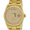 Trustworthy Fake Rolex Day-date 36 18238 Automatic Movement 36mm Yellow Gold Case Mens/unisex Watch