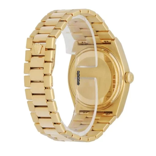 Awesome Clone Rolex Day-date Oysterquartz 19018 Quartz Movement 36mm Yellow Gold Case Mens/unisex Watch - Image 4