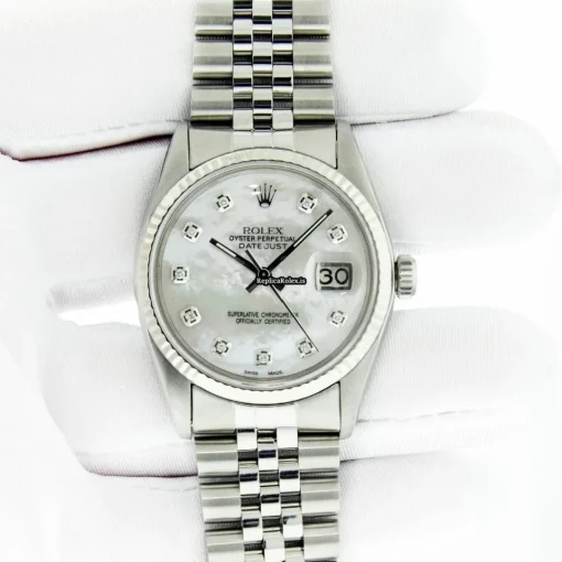 Pleasing Fake Rolex Datejust 16014 Caliber 3035 Automatic Movement 36mm Steel Case Mens/unisex Watch - Image 3