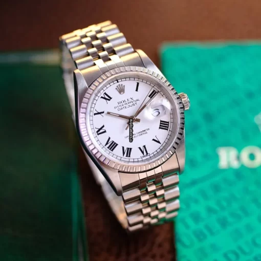 Excellent Replica Rolex Datejust 16030 Caliber 3035 Automatic Movement 36x44mm Steel Case Mens/unisex Watch - Image 7
