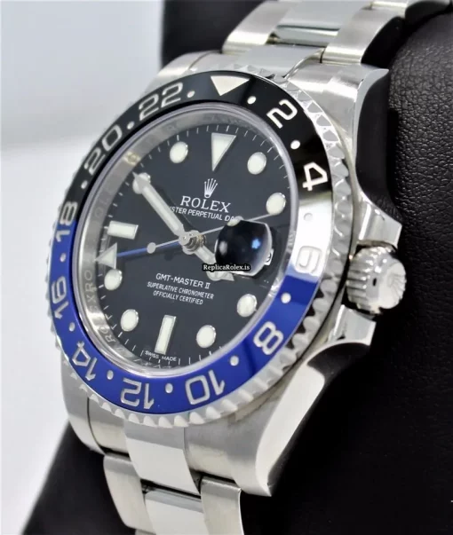 Discount Copies Rolex Gmt-master II 116710 Caliber 3185 Automatic Movement 40mm Steel Case Watch - Image 2