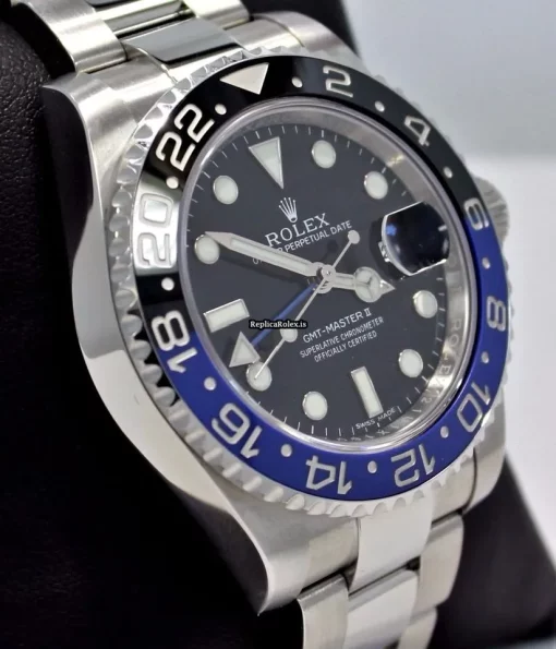 Discount Copies Rolex Gmt-master II 116710 Caliber 3185 Automatic Movement 40mm Steel Case Watch - Image 3