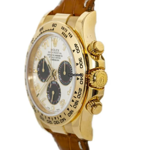 Wonderful Fake Rolex Daytona 116518 Automatic Movement 40mm Yellow Gold Case Mens/unisex Watch - Image 3