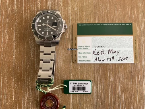 Exquisite Imitation Rolex Submariner Date 116610ln Caliber 3135 Automatic Movement 40mm Steel Case Mens/unisex Watch - Image 11