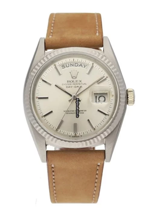 Durable Replica Rolex Day-date 36 1803 Automatic Movement 36mm White Gold Case Mens/unisex Watch