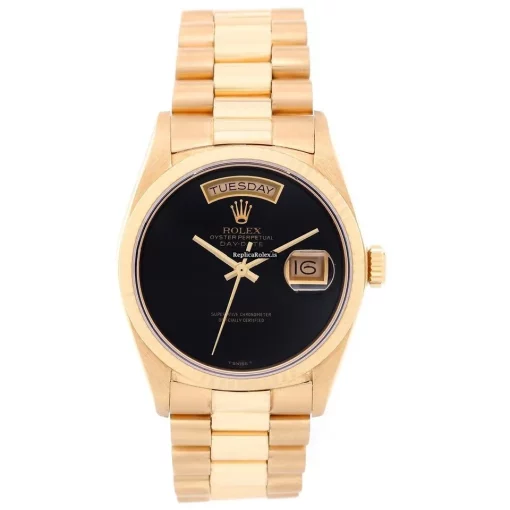 Excellent Replica Rolex Day-date 36 18038 Automatic Movement 36mm Yellow Gold Case Mens/unisex Watch