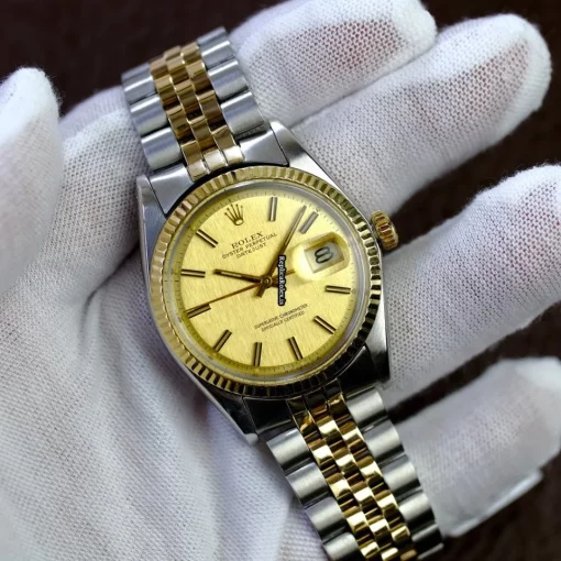 Best Replica Rolex Datejust 1601 Caliber 1570 Automatic Movement 36mm Gold/steel Case Mens/unisex Watch - Image 5