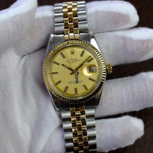 Best Replica Rolex Datejust 1601 Caliber 1570 Automatic Movement 36mm Gold/steel Case Mens/unisex Watch - Image 6