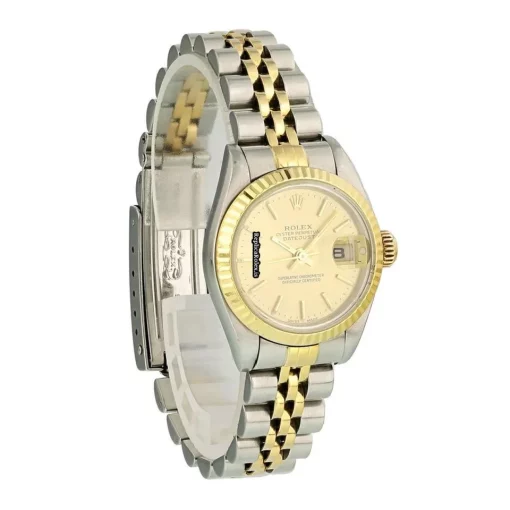 Remarkable Fake Rolex Lady-datejust 69173 Caliber 2135 Automatic Movement 26mm Steel Case Womens Watch - Image 4
