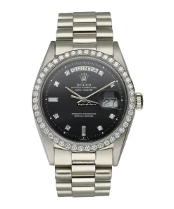 Perfect Replica Rolex Day-date 36 1803 Automatic Movement 36mm White Gold Case Mens/unisex Watch
