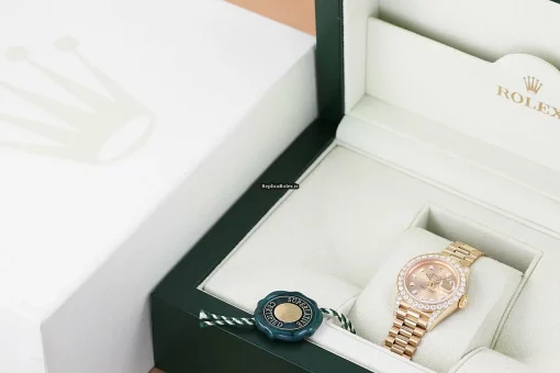 Wholesale Replicas Rolex Lady-datejust 69178 Caliber 2135 Automatic Movement 26mm Yellow Gold Case Womens Watch - Image 6