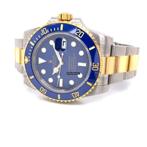 Epic Fake Rolex Submariner Date 116613lb Caliber 3135 Automatic Movement 40mm Gold/steel Case Mens/unisex Watch - Image 2