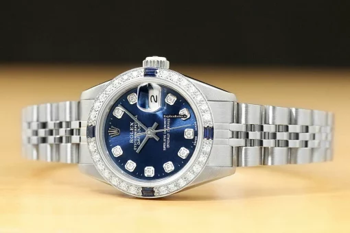 Luxury Replica Rolex Lady-datejust 69174 Caliber 2135 Automatic Movement 26mm Steel Case Womens Watch - Image 3