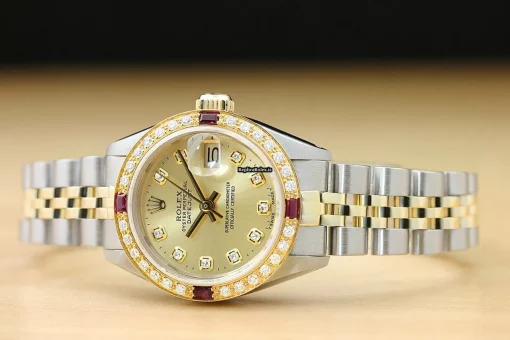 Pleasing Fake Rolex Lady-datejust 6917 Caliber 2030 Automatic Movement 26mm Steel Case Womens Watch - Image 2
