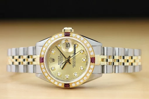 Pleasing Fake Rolex Lady-datejust 6917 Caliber 2030 Automatic Movement 26mm Steel Case Womens Watch - Image 3