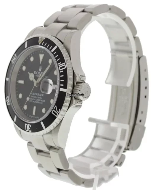 Wonderful Fake Rolex Submariner Date 16610 Automatic Movement 40mm Steel Case Mens/unisex Watch - Image 3
